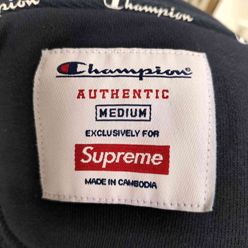 シュプリーム Supreme 17AW Champion Arc Logo Zip Up Sweat メンズ import:M